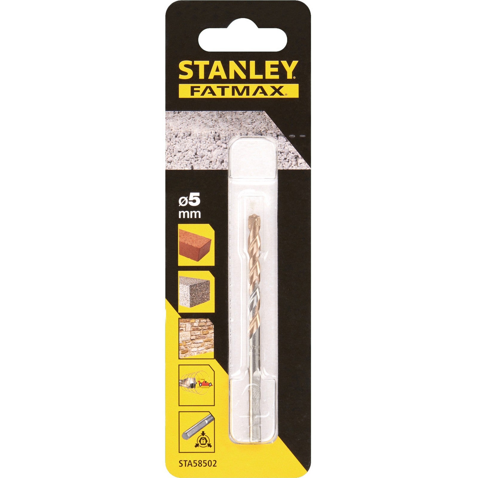 piranha/stanley x58502 punta codolo triangolare mm. 5 cod:ferx.24899