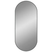 Specchio da Parete-Specchio a muro Nero 100x45 cm Ovale