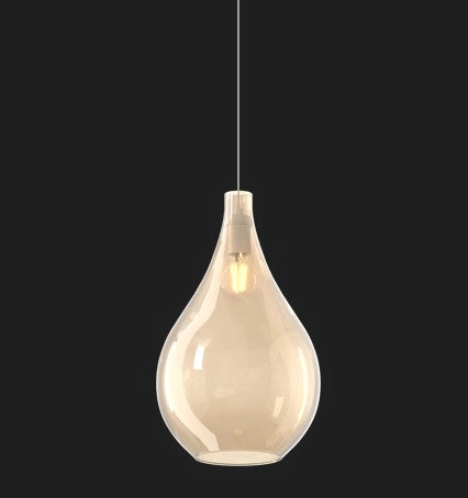 SOSP. CROMO 12 LUCI TONDA VETRI AMBRA (6 PICCOLI+4 MEDI+2 GRANDI) 1193CR-S12 TMIX-AM