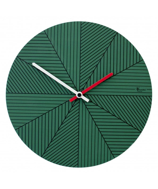 Orologio da parete Cronofilla con stampa in mdf 4 stagioni Made in Italy