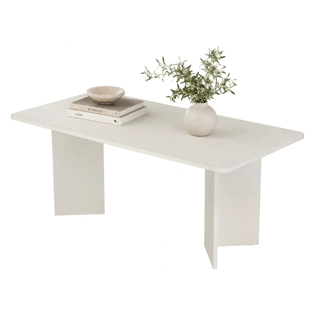 Noleme, Tavolo Fisso 6 Posti, 180x90x75h cm Bianco