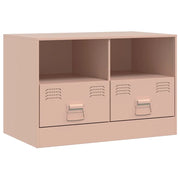 Mobile TV | Armadietto TV | Mobile Porta TV Rosso 67x39x44 cm in Acciaio