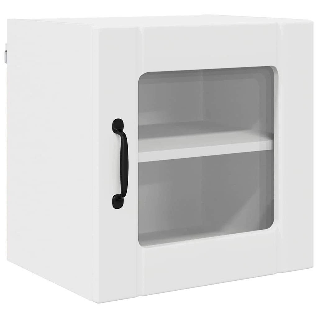 Set di 2 pensili da cucina 40 x 31 x 40 cm design moderno pratici contenitori in legno composito bianco 02_0053864