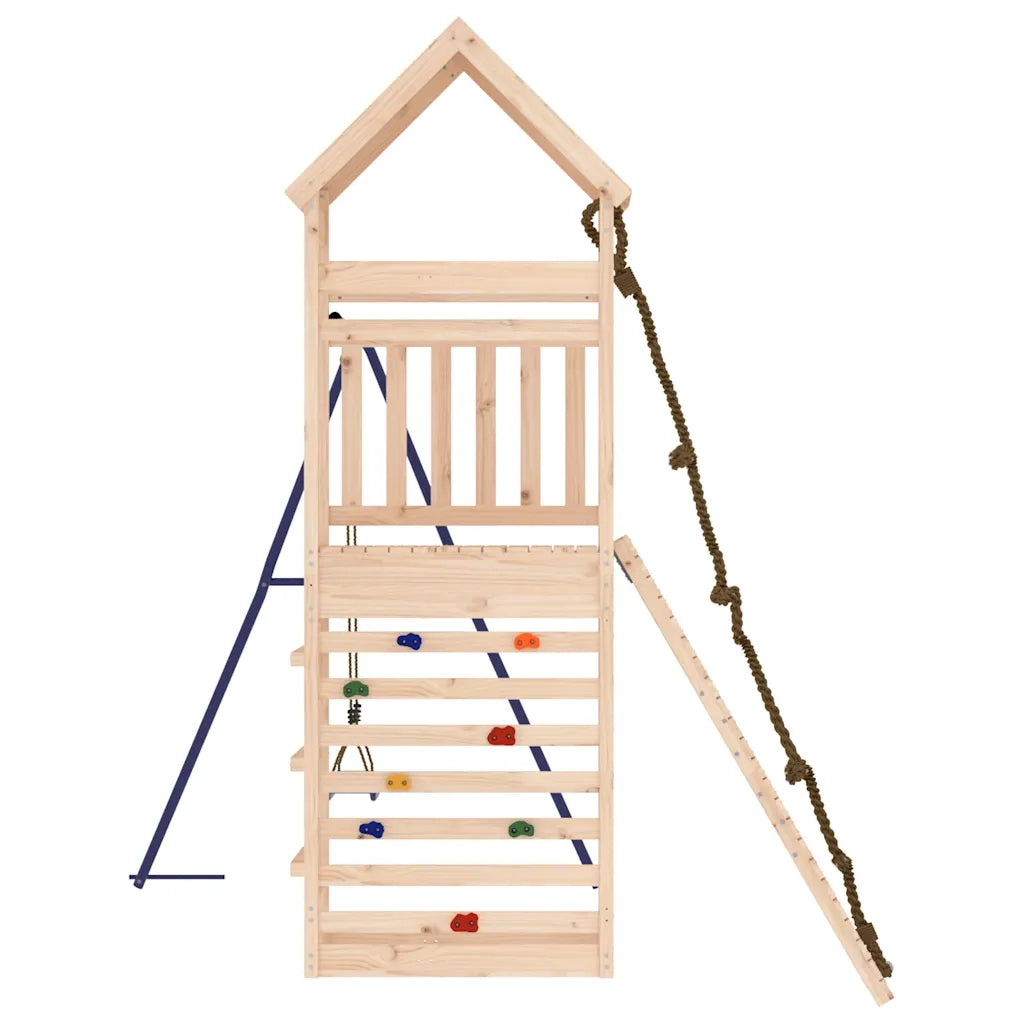 Set da Gioco da Esterno in Legno Massello di Pino 3156922