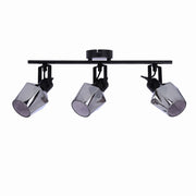 Candellux Randi plafoniera nera metallo 3xE14 15W dimmerabile