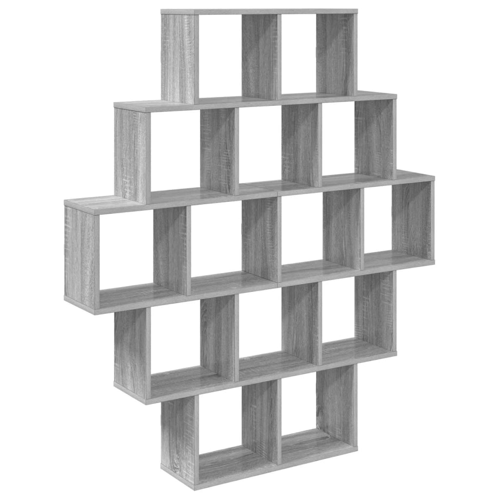 Scaffale da parete Sonoma grigio 120 x 20 x 136 cm 8012161