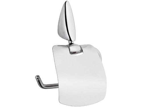 Portarotolo da muro cromato - serie zip