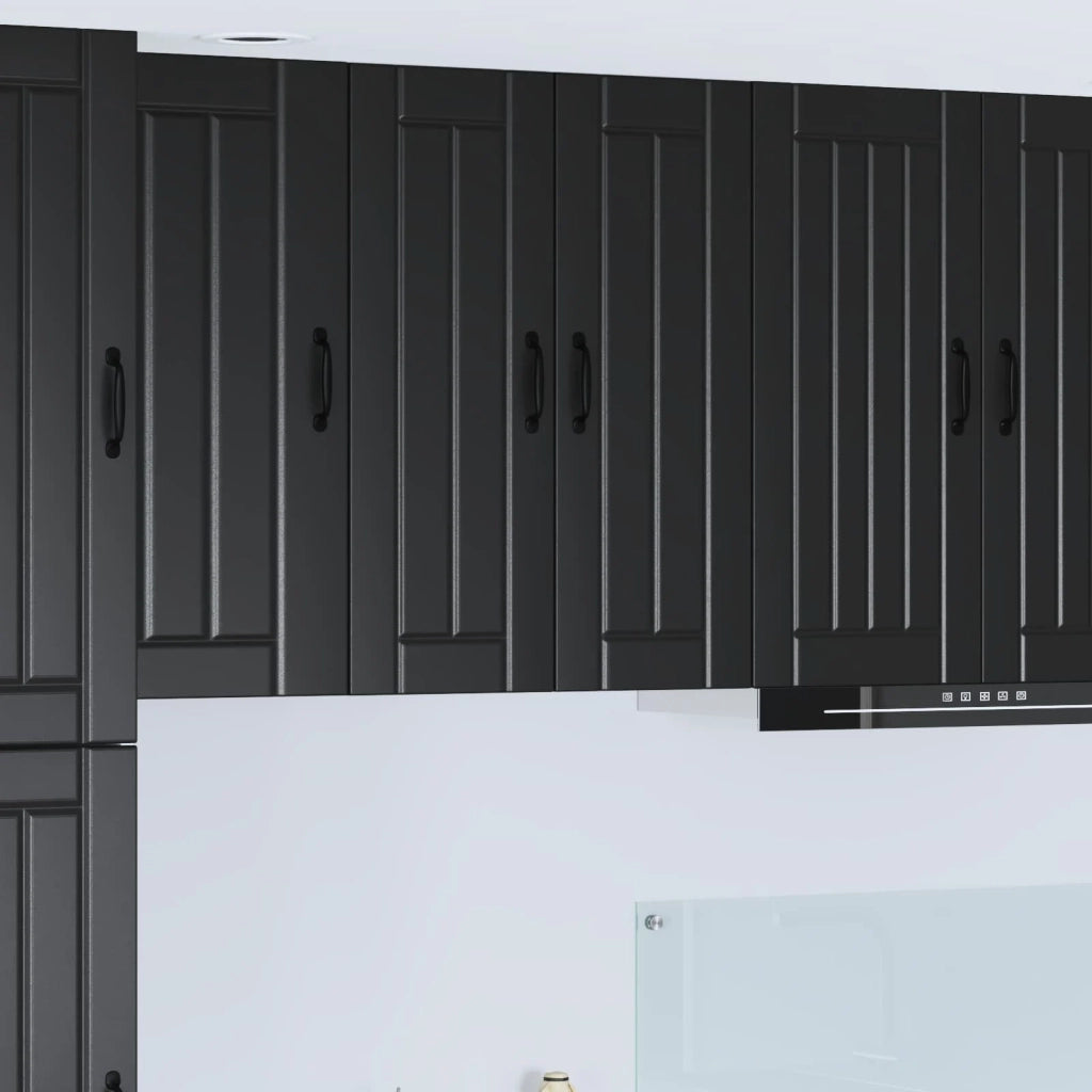 Mobile da cucina-Armadio da cucina Nero 60 x 31 x 80 cm Legno multistrato 382041