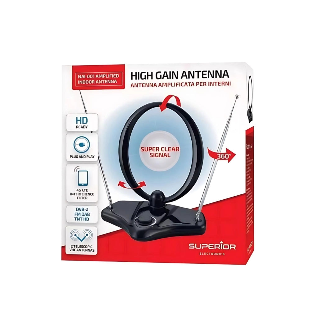 Superior Antenna Tv Amplificata Per Interni