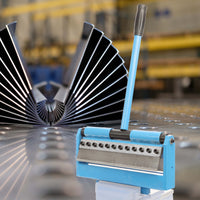 Piegatrice per lamiere 300 mm x 2,5/3 mm Montaggio a morsa Angolo di piegatura 90° Manuale