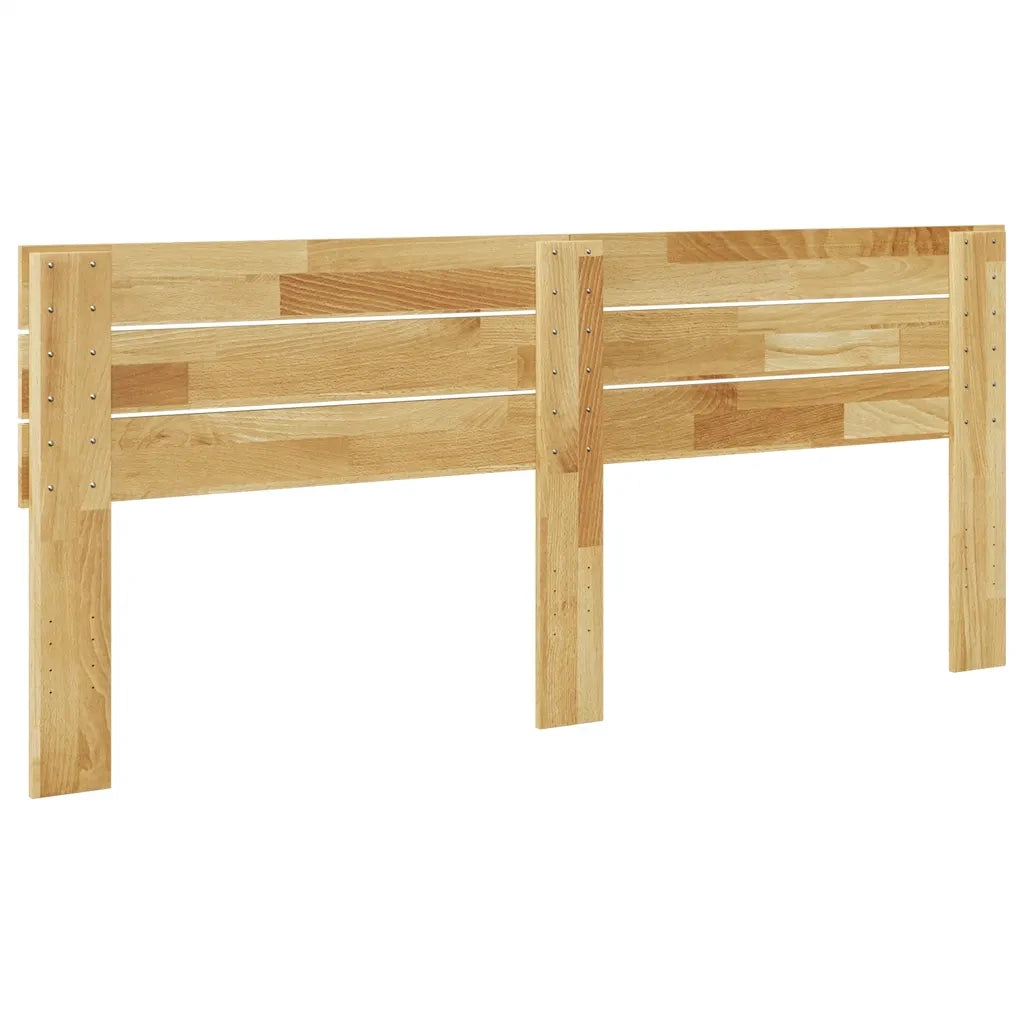 Testiera 180 cm in Legno Massello di Rovere 851982