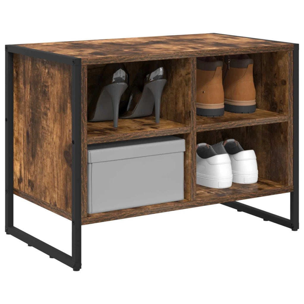 Mobile per scarpe-Scarpiera Quercia Fumosa 60 x 35 x 44 cm 805108