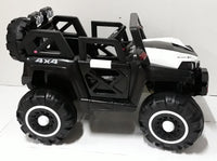 Macchina Elettrica per Bambini 12V Kidfun Fuoristrada 4x4 Bianca