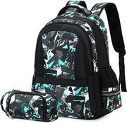 Borsa Sostenibile per Ragazzi - Impermeabile e Spaziosa - Ideale per l'Uso Scuolastico