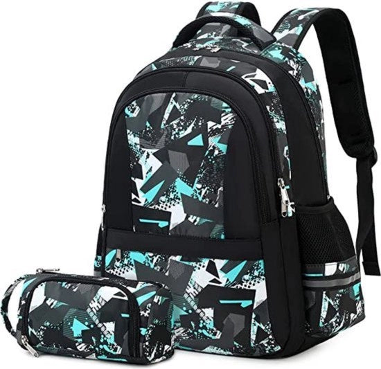 Borsa Sostenibile per Ragazzi - Impermeabile e Spaziosa - Ideale per l'Uso Scuolastico