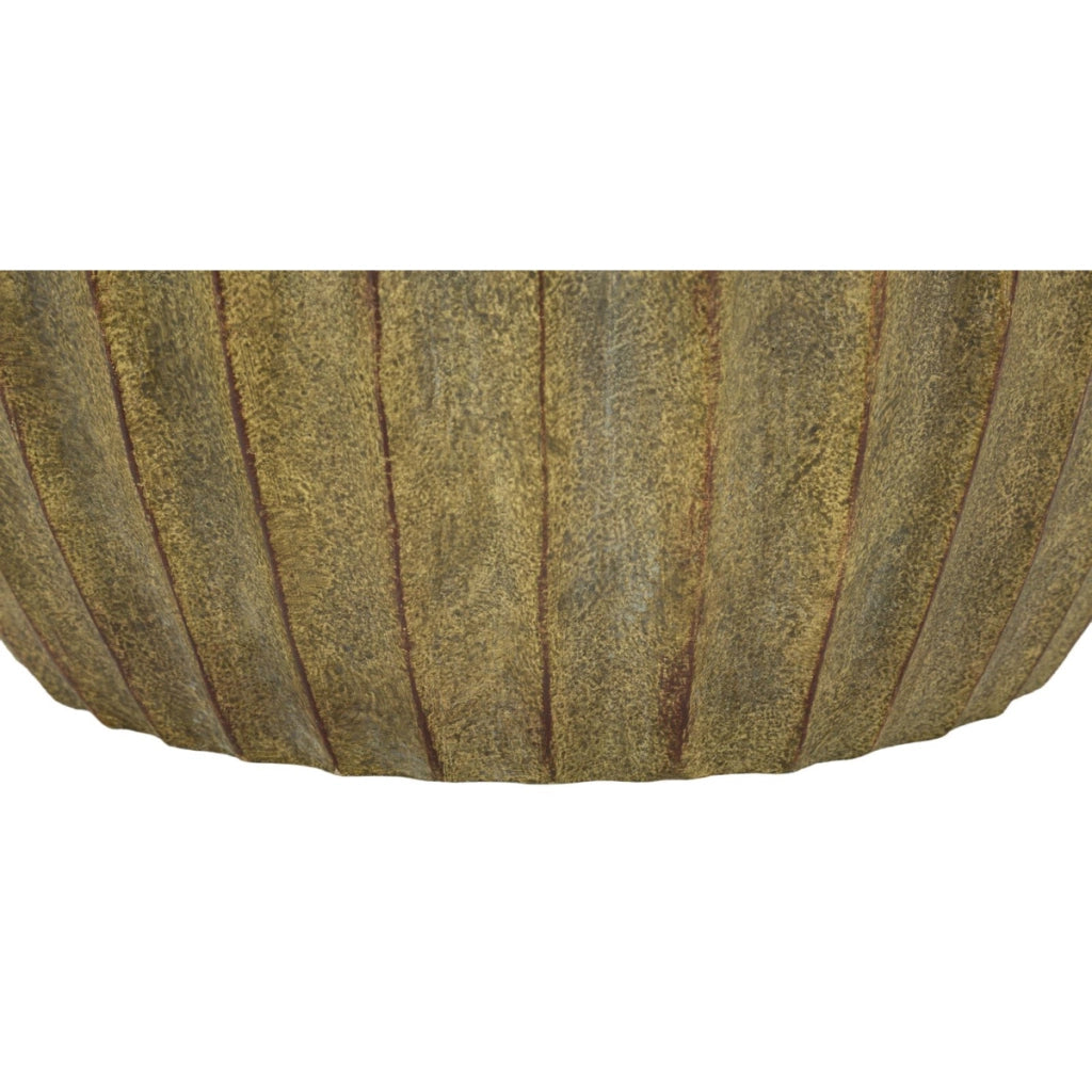 Vaso Decorativo VKH815, Verde, Poliresina, 32x32x32,5 cm