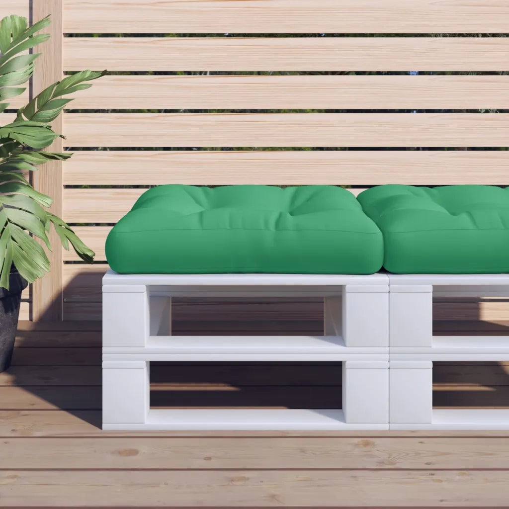 Cuscino per Pallet Verde 50x50x12 cm in Tessuto 360430