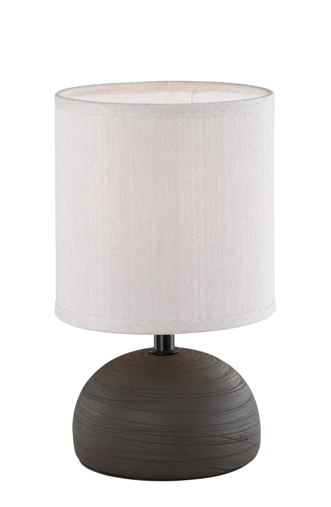 Lampada tavolo da Interno  E14 in Ceramica Marrone