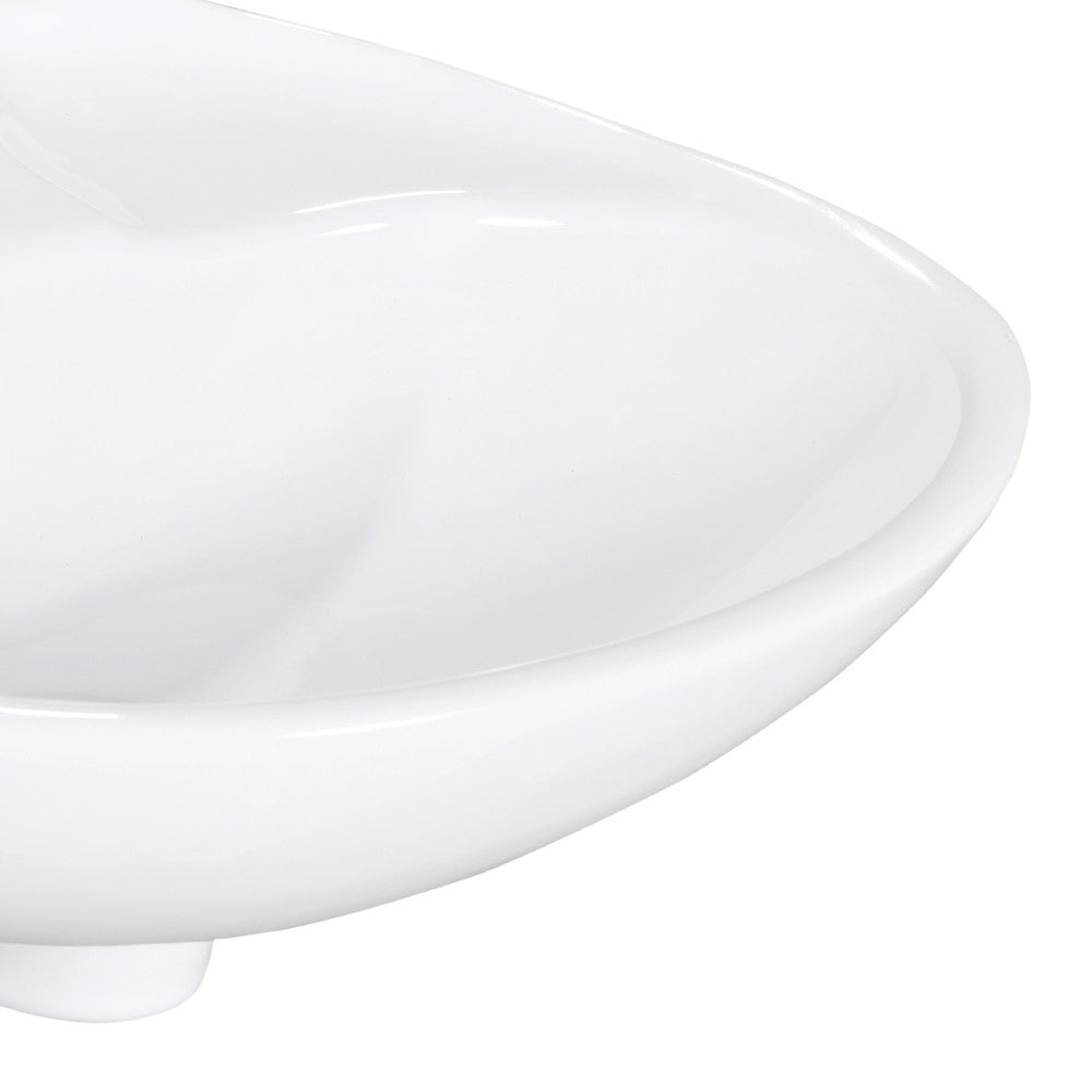 Lavabo da 45 cm in ceramica - Serie Lake