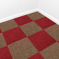 20 Quadrotte di Moquette 50x50cm Colore Antracite 5mq Dure per Casa e Ufficio