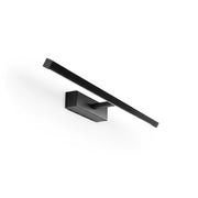 Applique Moderna Riga Metallo Nero Acrilico Led 12W 3000K