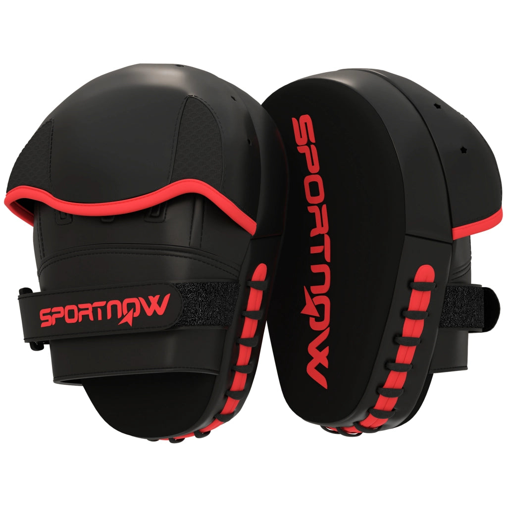 Manubri da Boxe Curvi per Allenamento Muay Thai MMA ¨C Zephmum ¨C Nero
