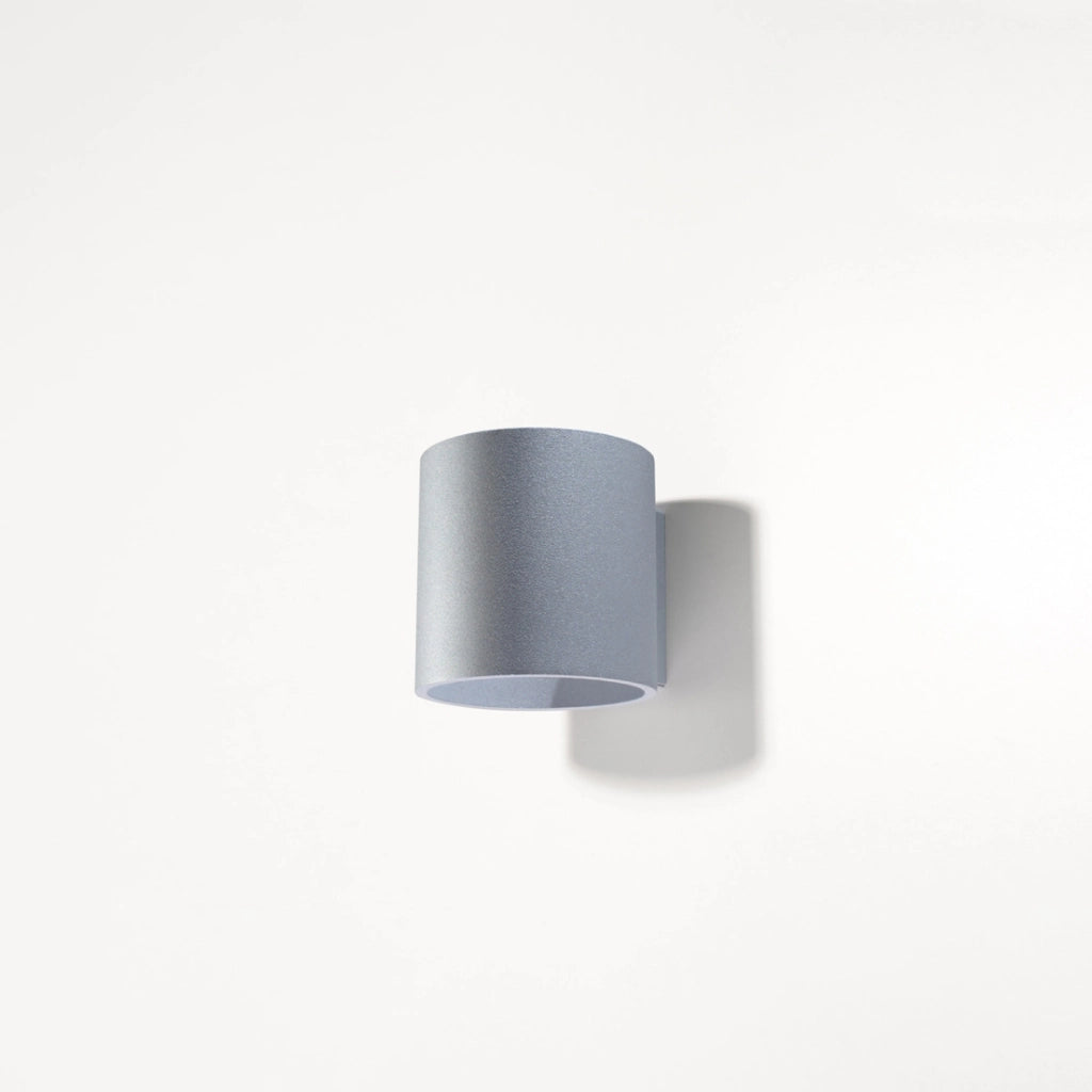 Applique RONDEO 1 luce grigio alluminio metallo G9