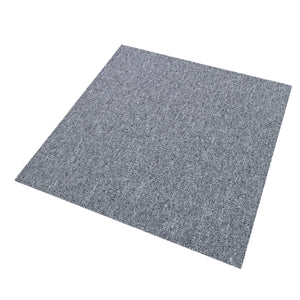 40 Quadrotte di Moquette 50x50cm Colore Grigio 10mq Dure per Casa e Ufficio