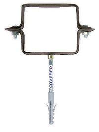 collari x pluviali testa di moro quadri mm. 80x 80 cod:ferx.24913