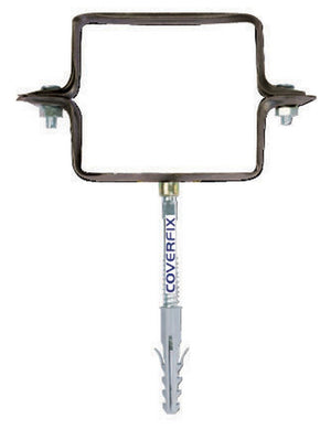 collari x pluviali testa di moro quadri mm. 80x 80 cod:ferx.24913