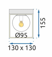 Plafoniera Da Soffitto Gold White APP1166-1C