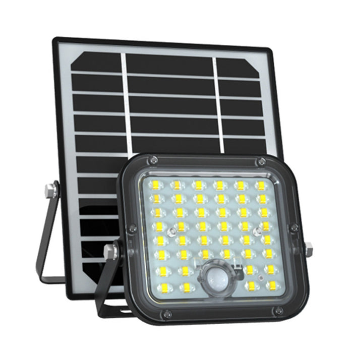 Proiettore Solare Separato Moderno Weston Pc Nero Led Integrato 10W 6000K Ip65