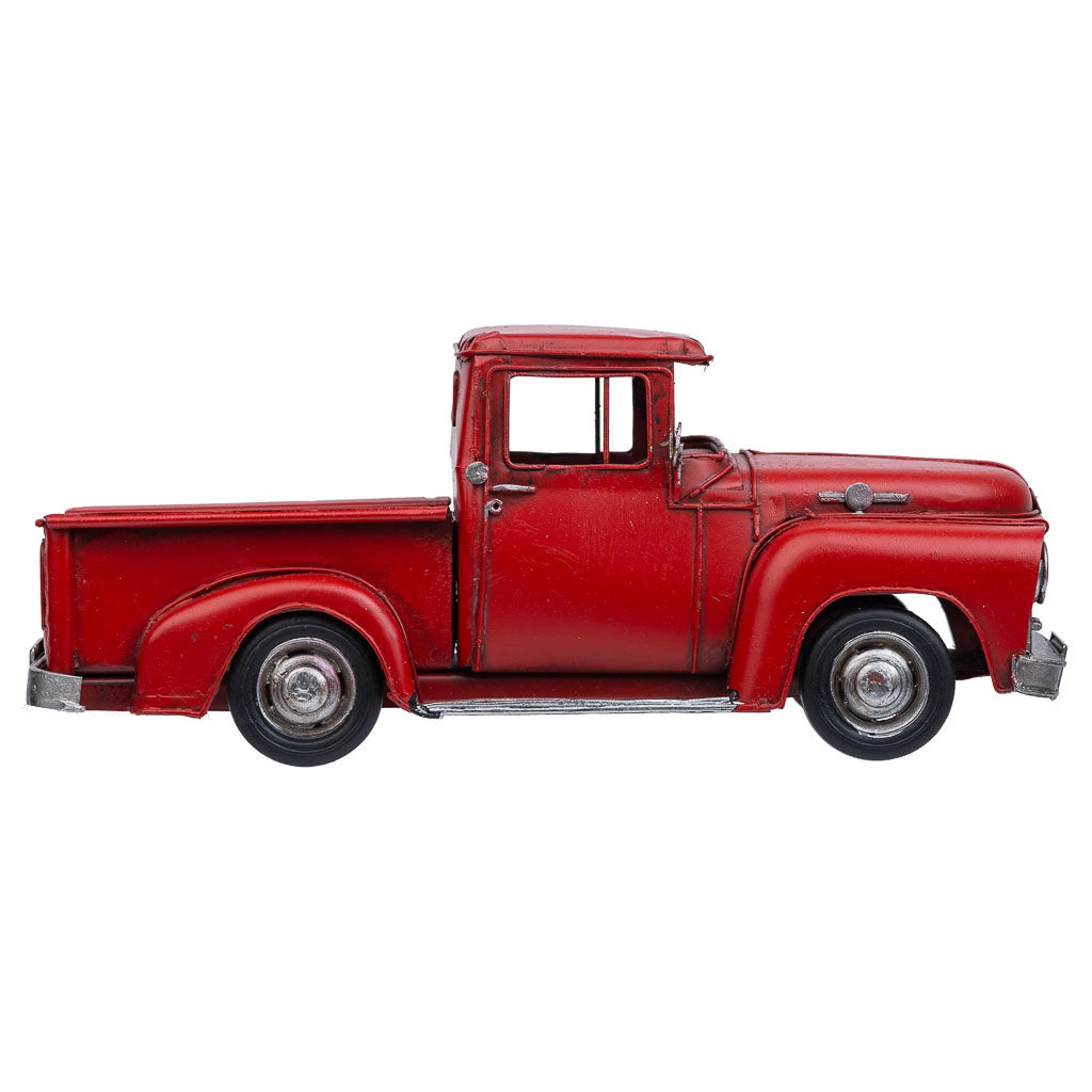 Furgone in metallo rosso 28x12x12h