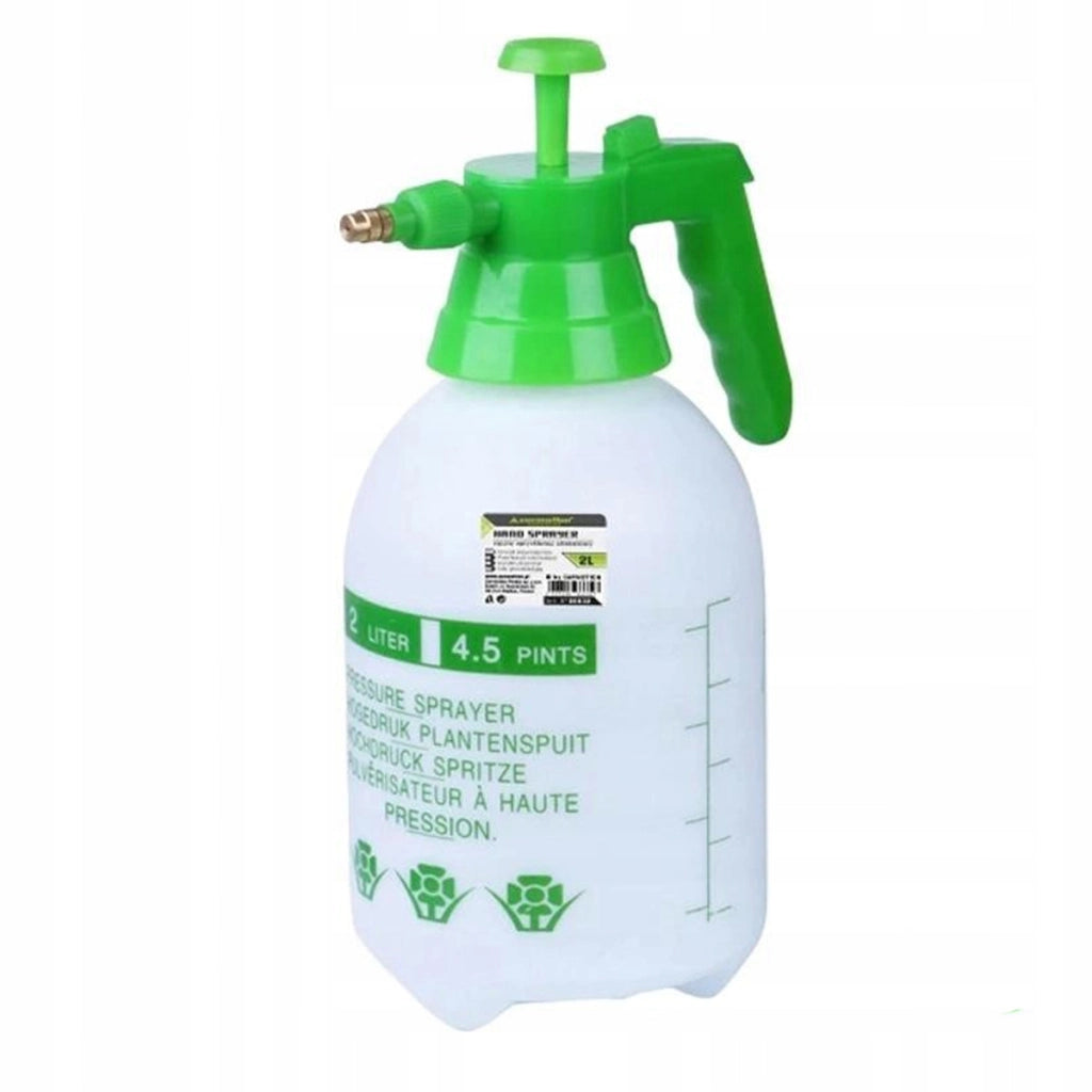 Spruzzatore a Pressione Manuale 2L – Ergonomico e Durevole | Regolatore di Pressione, Ugello Regolabile