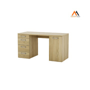 SCRIVANIA LINEA 'VOLOS' cm. 60 x 139 x h.74 - rovere