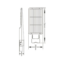 Faro Esterno Moderno Weston Pc Nero Led Integrato 40W 6000K Ip65