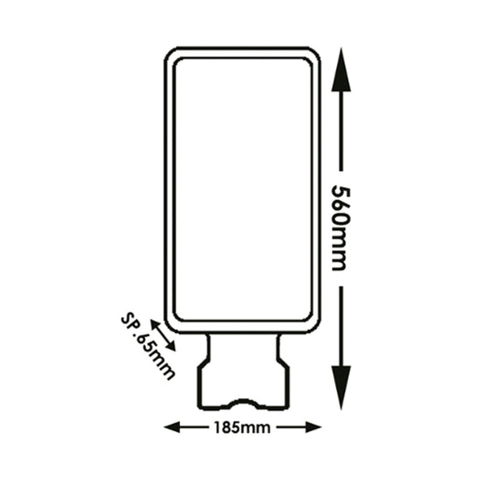 Faro Esterno Moderno Weston Pc Grigio Led Integrato 20W 6000K Ip65