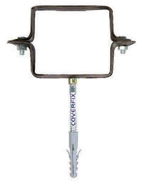 collari x pluviali testa di moro quadri mm.100x100 cod:ferx.24929