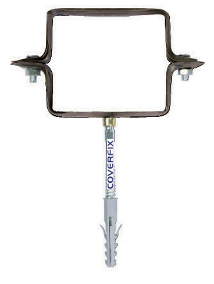 collari x pluviali testa di moro quadri mm.100x100 cod:ferx.24929