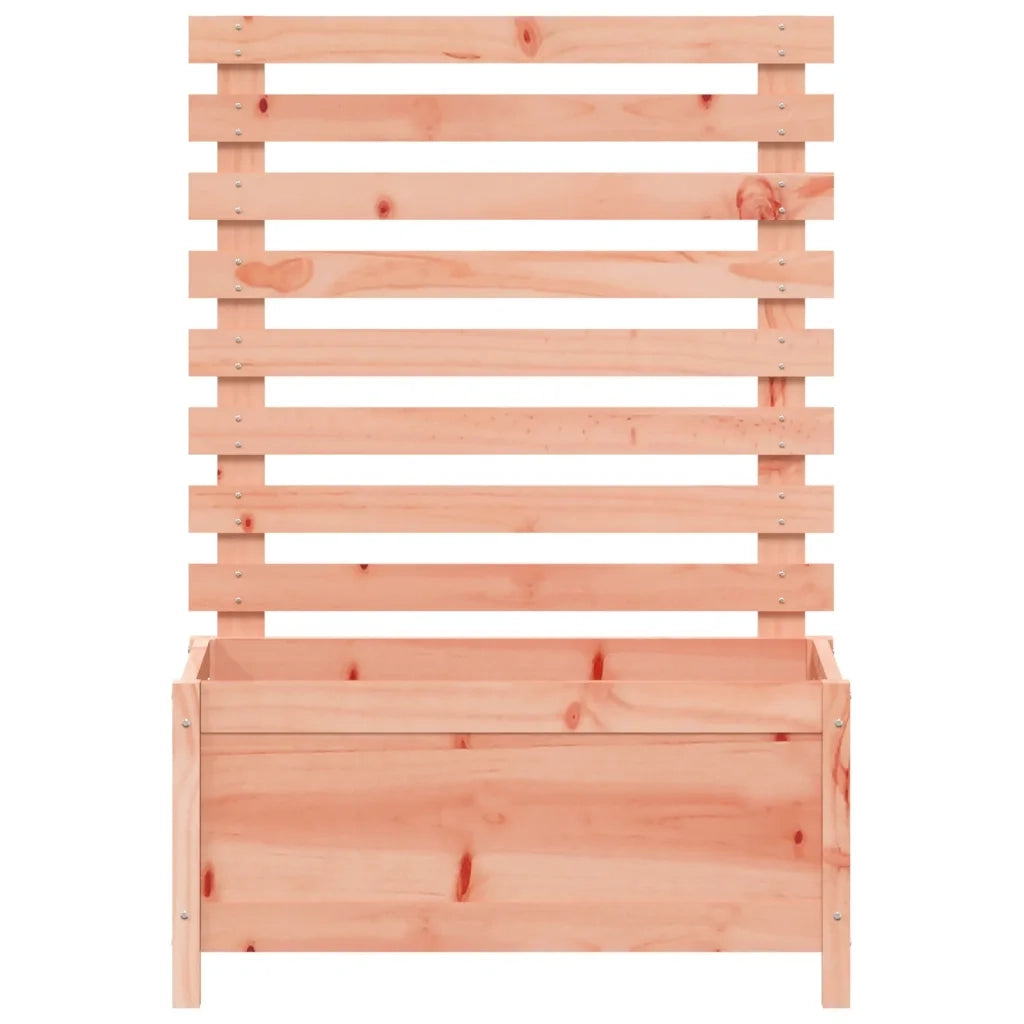 Fioriera Giardino con Rastrelliera-Vaso da Esterno-Contenitore per Piante 79x39,5x114cm Legno Douglas