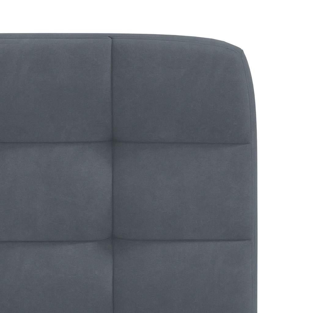 vidaXL Sedie da Pranzo 4 pz Grigio Scuro in Velluto