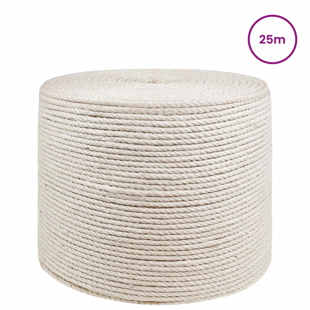 Corda di Juta 8 Bianco 100% juta Tossa