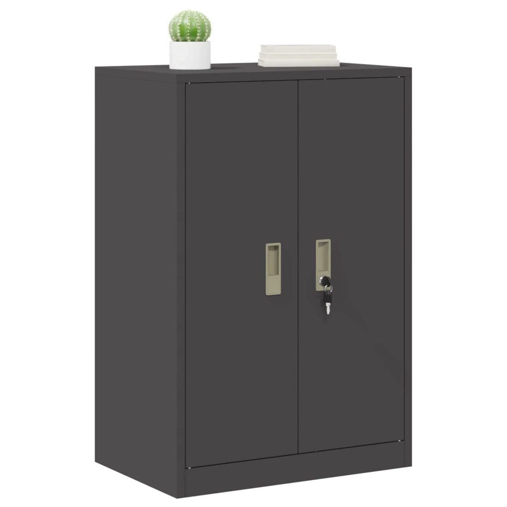 Armadio Nero 60 x 40 x 90 cm Acciaio