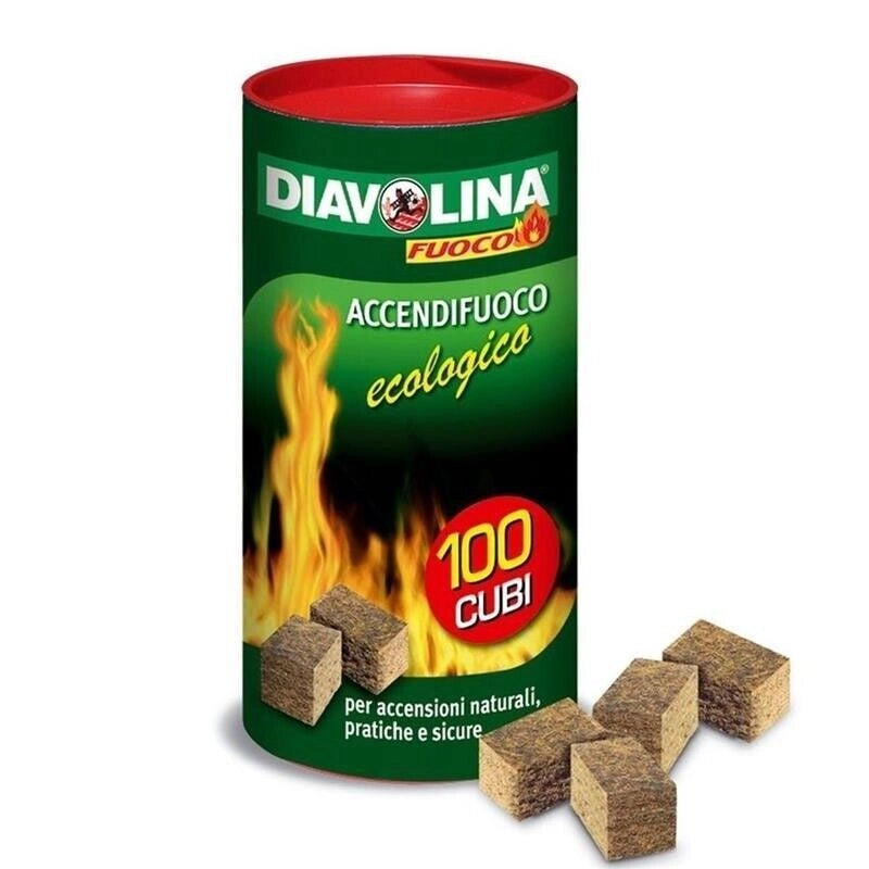 DIAVOLINA ACCENDIFUOCO NATURA BOX 100 PEZZI