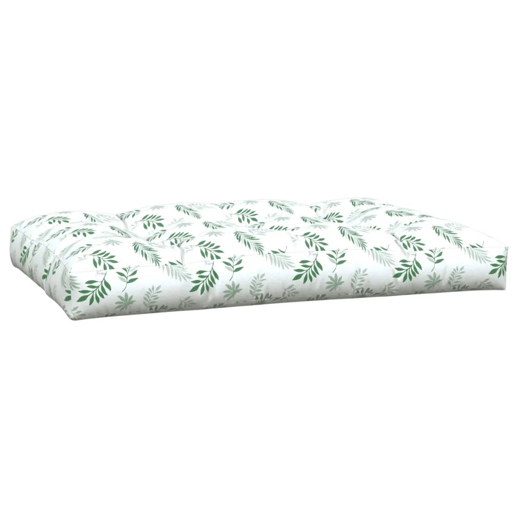 Cuscini per Pallet 2 pz Motivo a Foglie Tessuto 360751