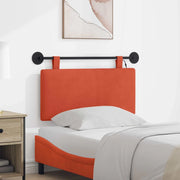 Testiera sospesa Con luce LED Rosso Arancio Tessuto in Cords