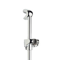 Saliscendi cromato con flessibile