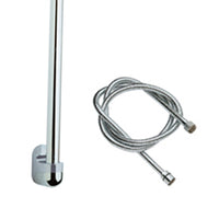 Saliscendi cromo-satinato con flessibile asta toda