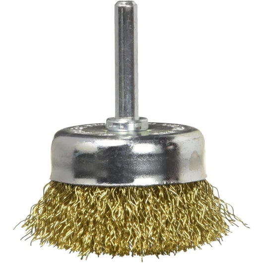 Topex 62h330 spazzola a tazza co con perno, 50 mm ds