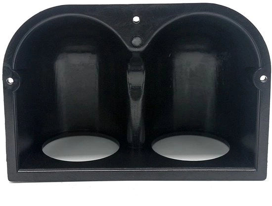 Pannello di Controllo Universale - Console a Doppia Vetrata - ABS Plastica - Supporto per 2 Metri - 2-1/16 Pollici (52mm) - Alta Protezione - Pannello di Misurazione